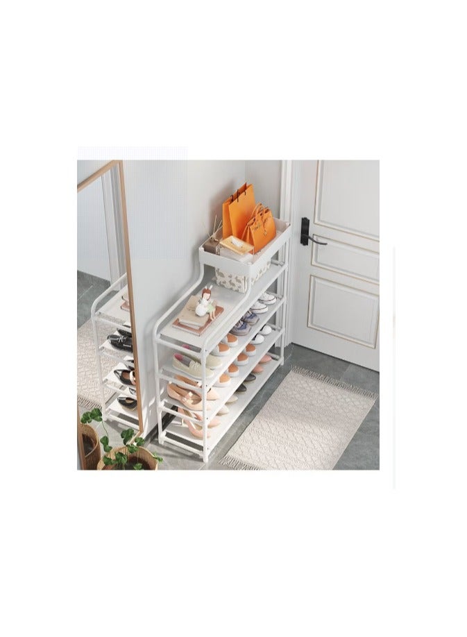 بلومنغ تايم منظم أحذية مستقل مكون من 6 طبقات مع صندوق تخزين، أبيض جديد - Image 4