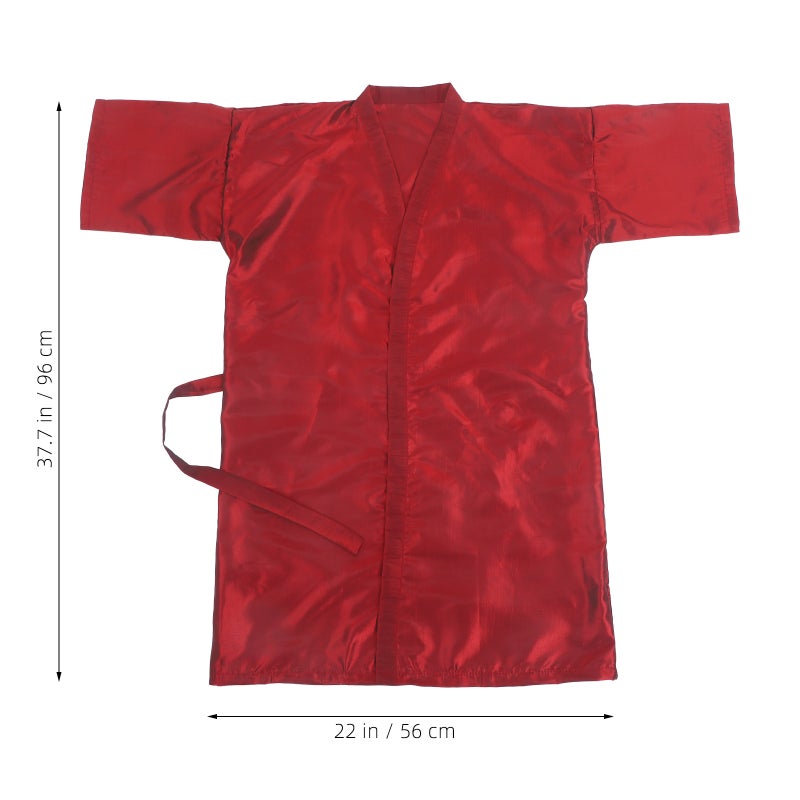 Hair Salon Cape Static-free Hair Cutting Smock for Hair Styling Coloring Cutting(Red) - Image 2