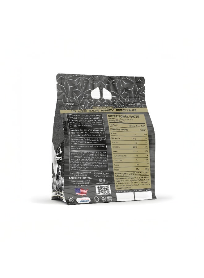 Pole Nutrition Gut Friendly Whey Protein Vanilla Ice Cream With Zero Sugar 10lbs