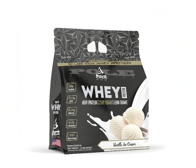التغذية القطب POLE NUTRITION بروتين مصل الحليب بنسبة 100٪، 10 باوند - Image 1