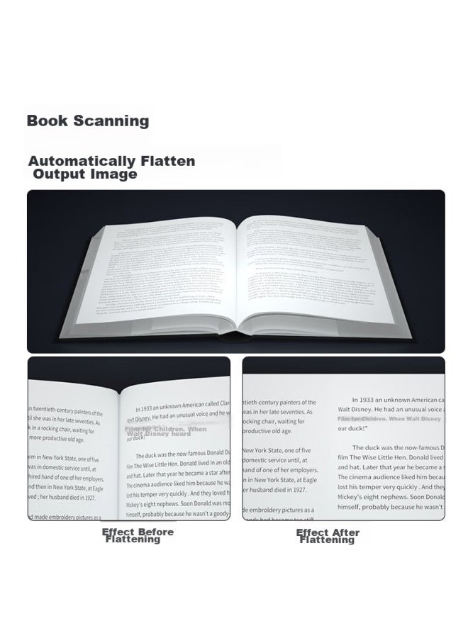 Deli Scanner, 22 Million Pixel High-speed Camera, Automatic Continuous Photo Scanner, High-speed Office Use, Curved Book Scanning, Automatic Page Separation, A3, 15163s - Image 2