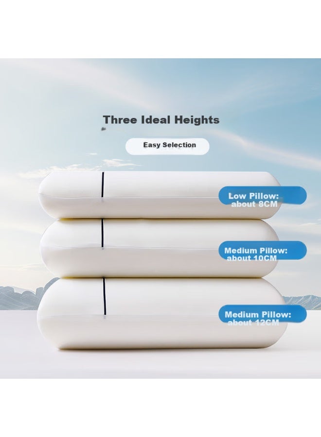 Fuanna Memory Foam Pillow For Deep Sleep, Slow Rebound Pillow For Sleeping, Low Pillow 70*42*8cm - Image 4