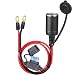 QOFOWIN 2FT 12V Female Socket Battery Eyelet Ring Terminal 12volt Extension Cord Outlet Adapter Plug Power Supply Car Electrical Dc Charger Accessory Connector Kit 15A Fuse - Image 2