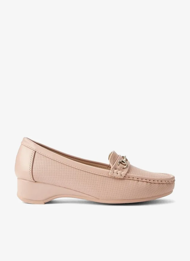 Women Metal Accent Loafers