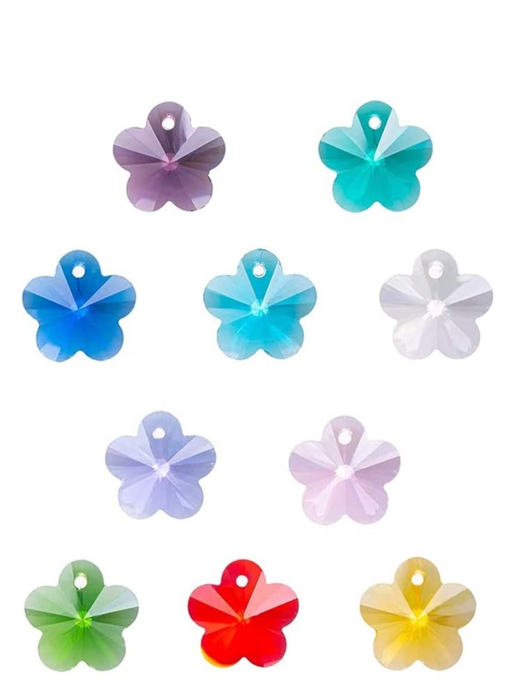 ليبرا 80 قطعة 12 ملم زهرة زركون روبي متعددة الألوان - Image 1