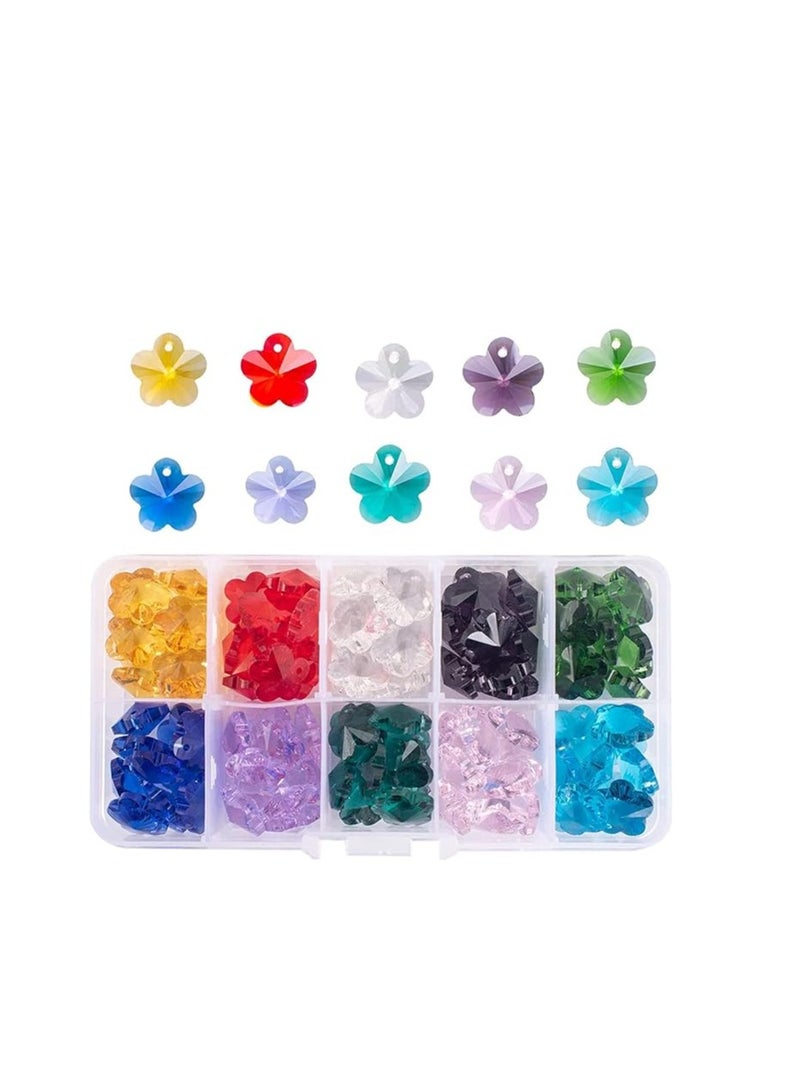 ليبرا 80 قطعة 12 ملم زهرة زركون روبي متعددة الألوان - Image 3