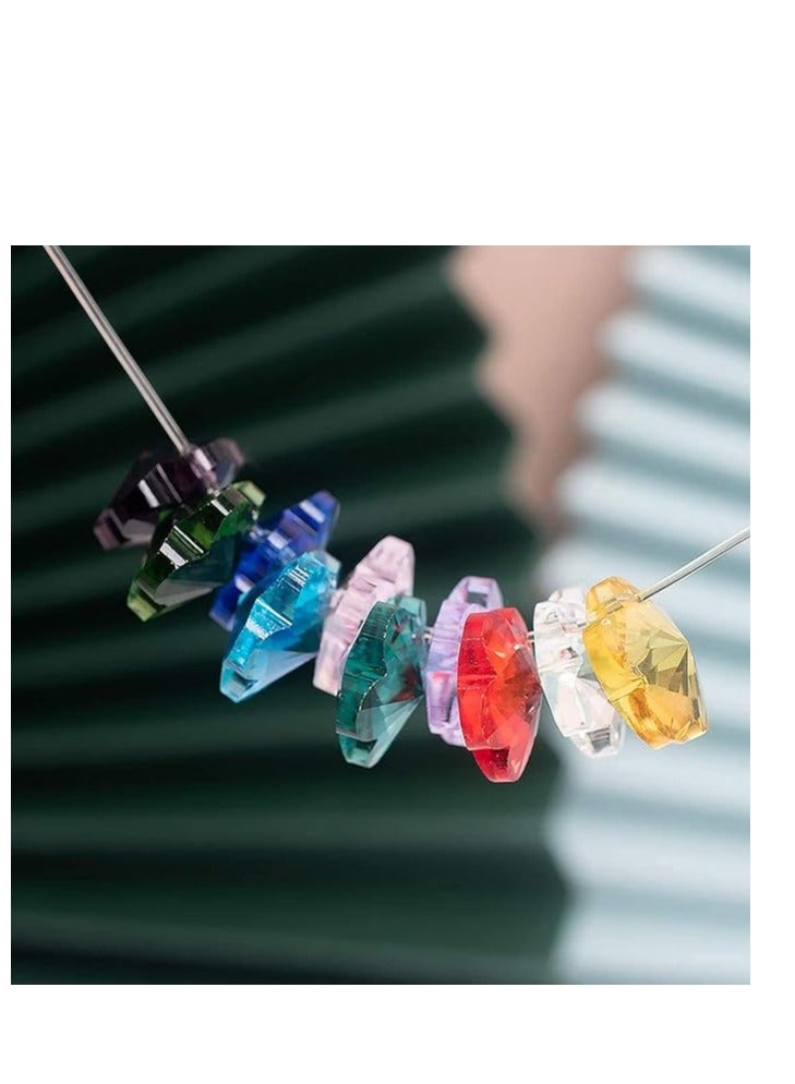 ليبرا 80 قطعة 12 ملم زهرة زركون روبي متعددة الألوان - Image 2