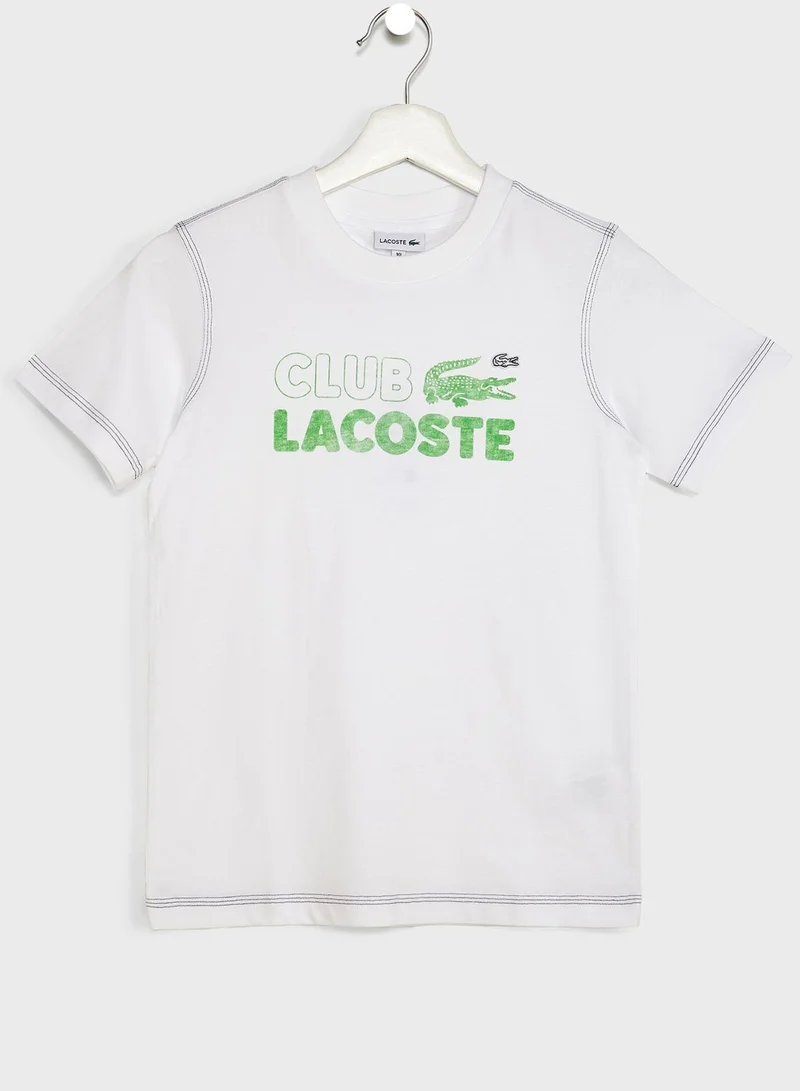LACOSTE Kids Logo T-Shirt