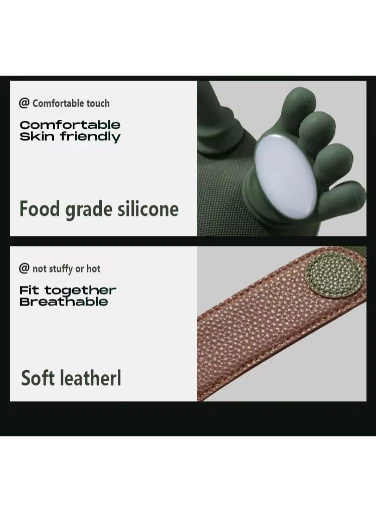 جاجيك Neck Massager with Heat – Portable Bionic 4D Shoulder Massager Featuring Deep Tissue Shiatsu Kneading, 2 Heat Levels, Wireless Design for Neck, Shoulder, Back & Leg Pain Relief, Muscle Relaxation, Stress Reduction, and Full Body Comfort – Rechargeable Home & Travel Massager - Image 4