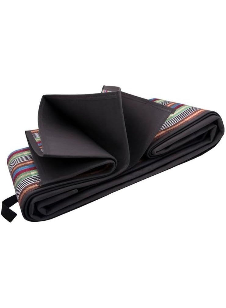 baygan Foldable Camping Mat (2x3 Mtr) Outdoor Picnic Rug Water Proof Travel Mat Sadu Majlis Beach Mat Picnic Multicolour - Image 2