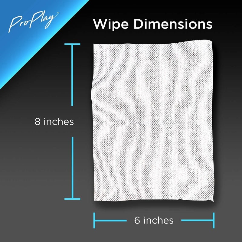 pro:play Club Grip Cleaning Wipes | Powerful Cleaner Removes Grime, Dirt, and Sweat | Restore Tackiness of Golf Club Grips | Convenient, Resealable Pack - Unscented 8 Pack - Image 5