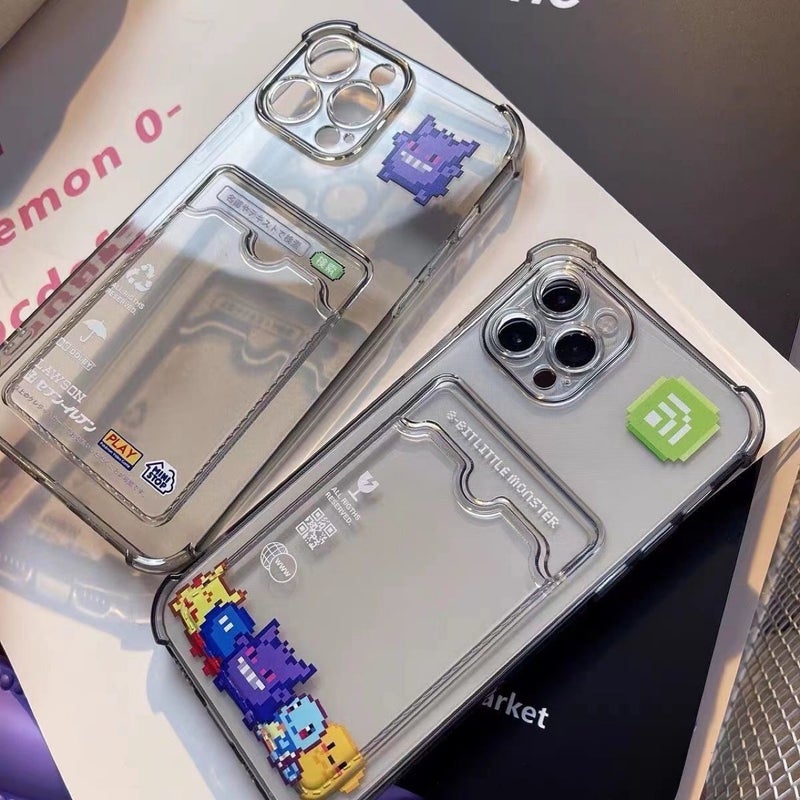 Gengar Card Holder 16 | 15 iPhone 14/13 Pro Max Phone Case 12/11 Pro Soft Xr/Xs Anti-Drop and Anti-Scratch - Image 4