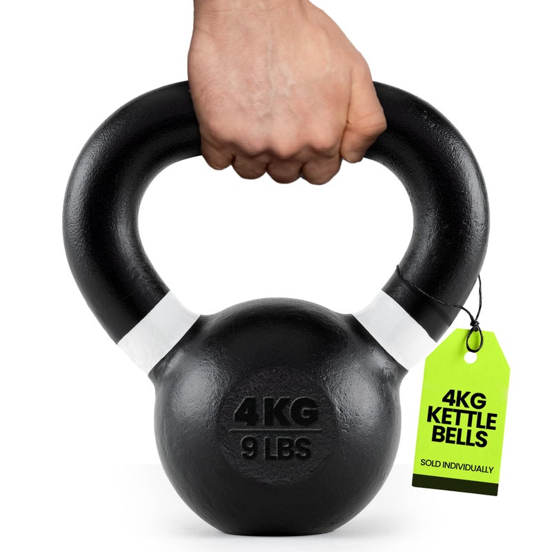 Rage Fitness Kettlebells, Single-cast Iron, No-welded Joints, Wide Handle, Strength Training Kettlebells, Cast Iron Kettlebell Set, Powder Coated Kettlebell Weights For Maximum Durability, Men & Women - Image 1