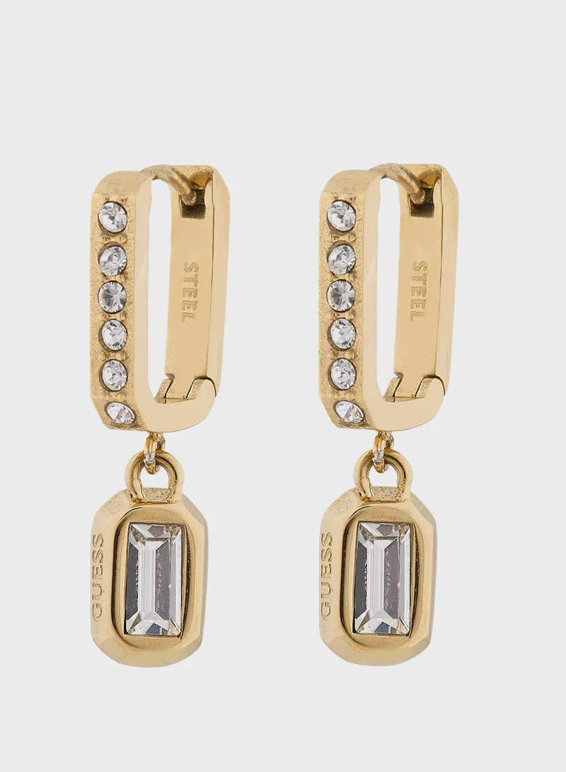 GUESS Pendent Detail Drop Earrings