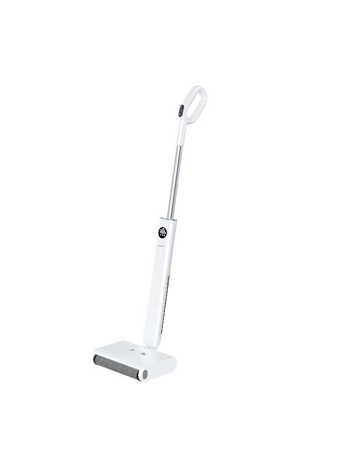 GREEN LION Hydro Pro Wet Dry Mop & Vacuum Cleaner / 2 Modes Cleaning / 2 Button Control / Smart LED Display / Self Cleaning Mode / 50 Minutes Runtime / 90-175° Recleaning Handle / Charging Method Type-C  - White - Image 1