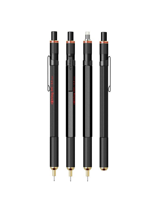 rOtring 800 Mechanical Pencil | 0.5 mm | Black Metal Barrel - Image 3