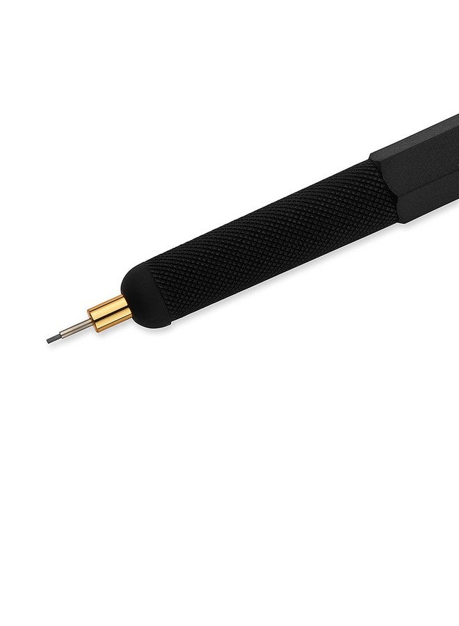rOtring 800 Mechanical Pencil | 0.5 mm | Black Metal Barrel - Image 2