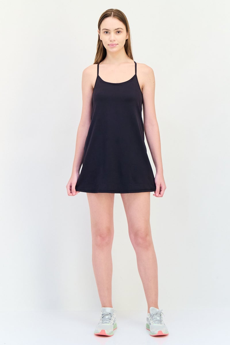 Offline by Aerie Women Plain Hugger Dress, Black  - Image 4