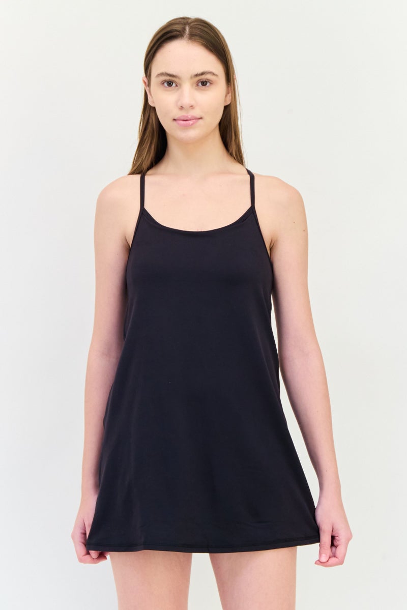 Offline by Aerie Women Plain Hugger Dress, Black  - Image 1