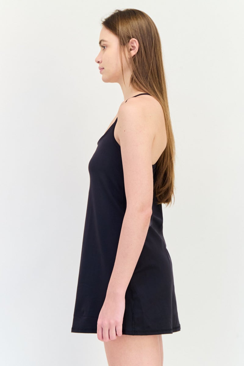Offline by Aerie Women Plain Hugger Dress, Black  - Image 3