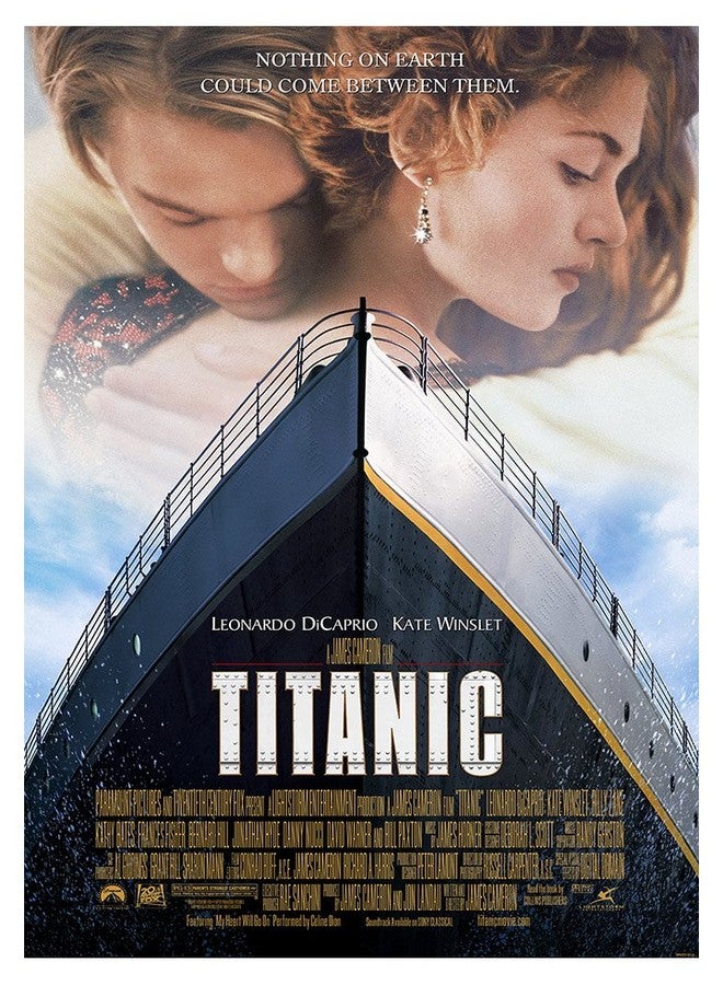 ملصق فيلم تايتانيك من PosterOffice (ليوناردو دي كابريو) - مقاس 24 بوصة × 36 بوصة - هذه نسخة مطبوعة معتمدة مع ترقيم تسلسلي ثلاثي الأبعاد لضمان الأصالة. - Image 1
