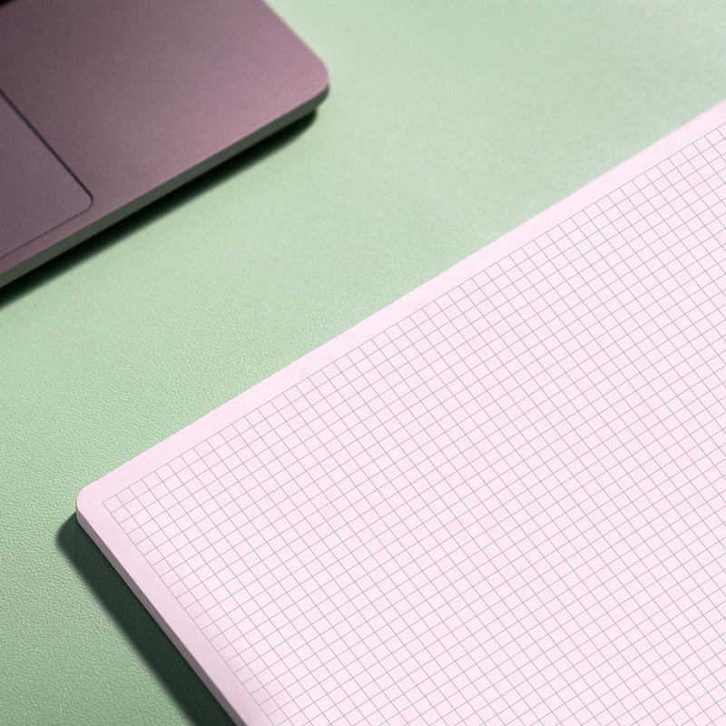 Notsu Graph Notepads 11 x 17 inch | Large Graphing Double Sided Drafting Pads with 1/4" Quad Grid Premium Thick Paper 120gsm - Image 4