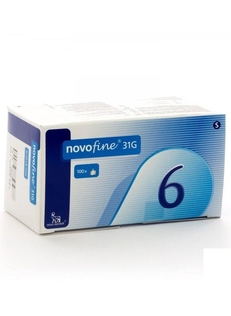 Novofine Orginal Needles 31G, 0.25X6Mm -100 Pcs From Acnoria Care