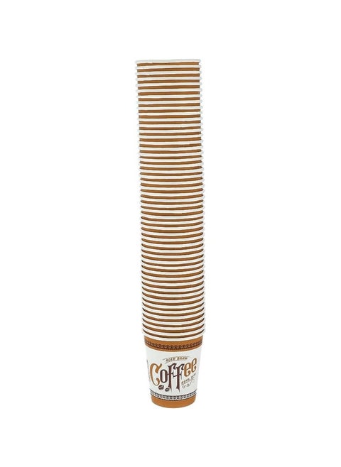 50 pieces paper cups for hot drinks tea and coffee size 7 ounces Assorted Colors and shape