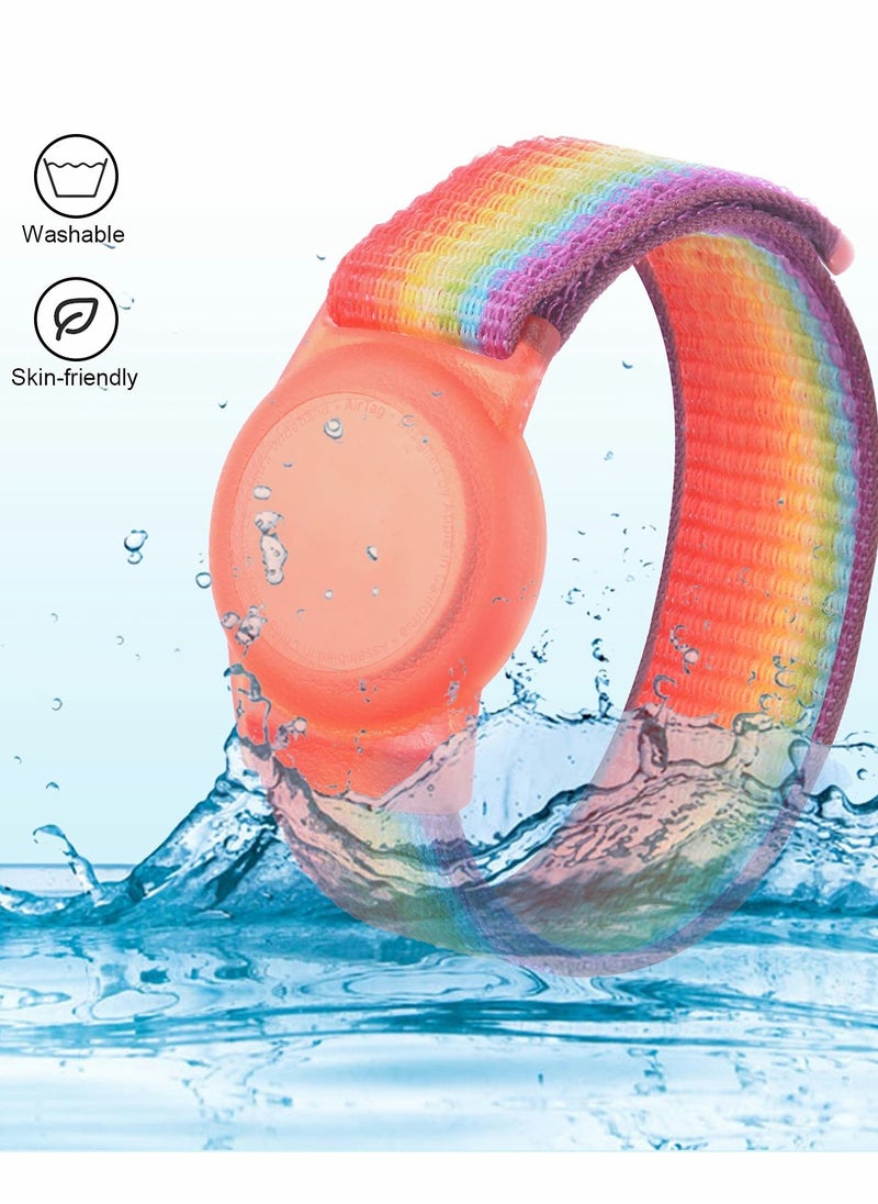 SYOSI - Children's Wristbands Adjustable Wristbands for Apple Airtag Children's Anti-dislodging Breathable Nylon Wristbands - Image 1