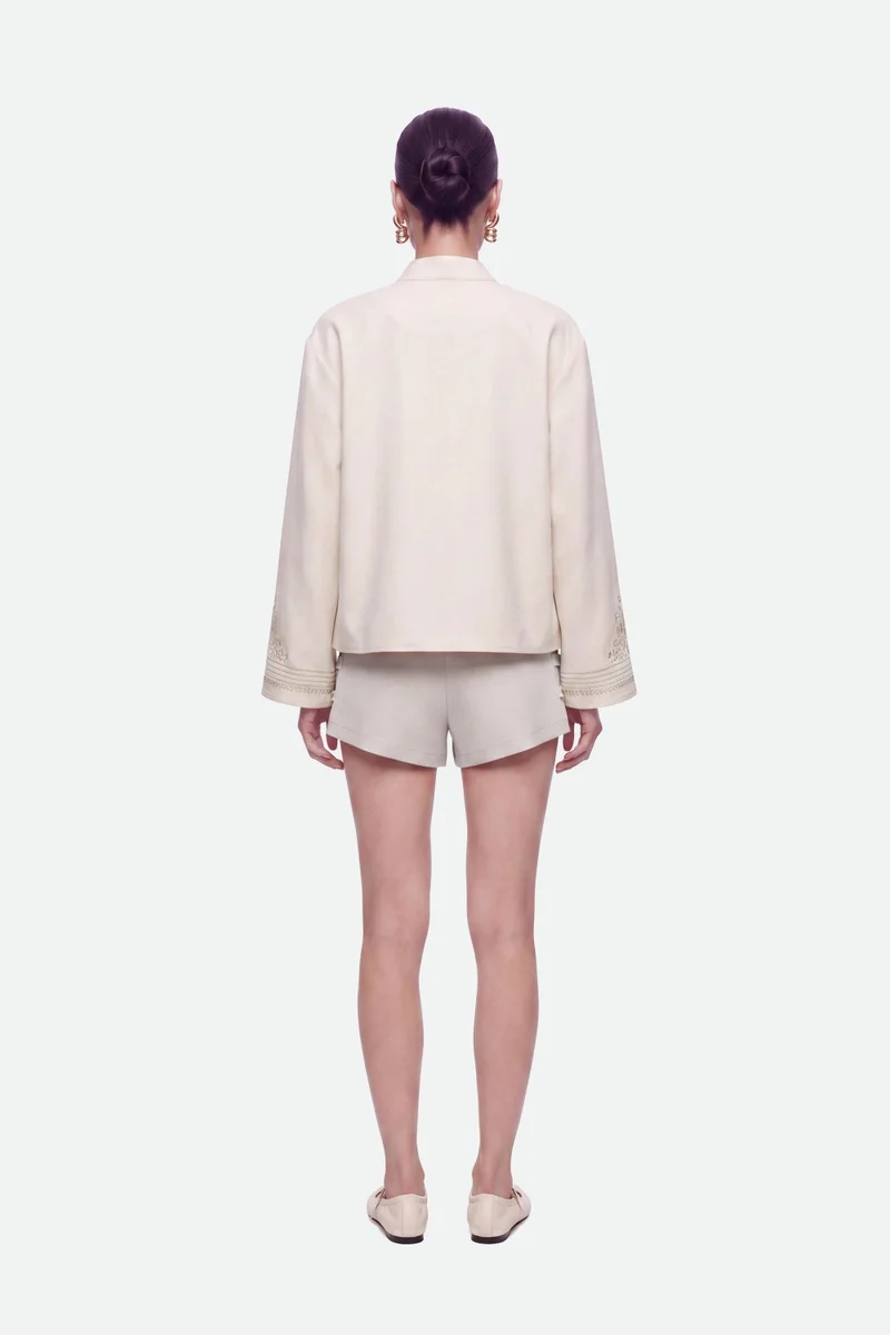 Nocturne  Embroidery Detail Oversized Jacket for Women | Best Price UAE