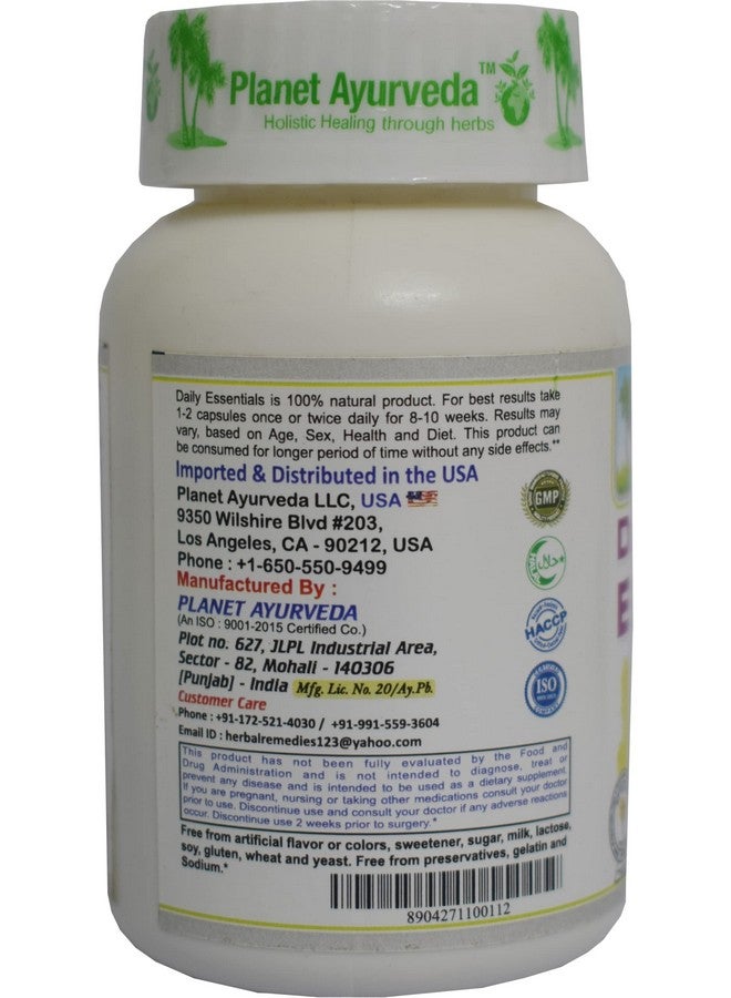 Planet Ayurveda Daily Essentials Capsules Fights Against Illness and Keeps You Fit and Healthy - 60 Capsules - Image 2