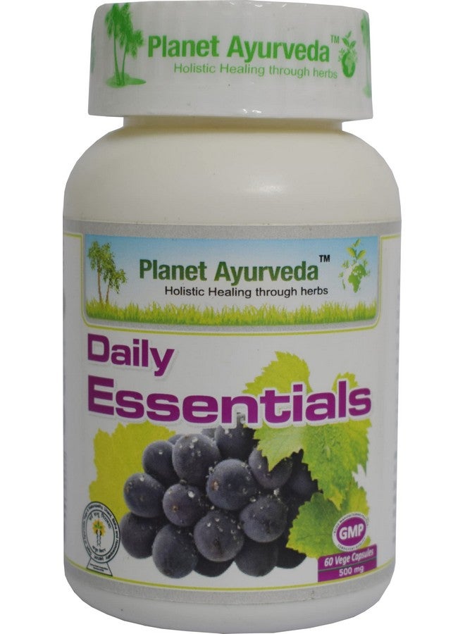 Planet Ayurveda Daily Essentials Capsules Fights Against Illness and Keeps You Fit and Healthy - 60 Capsules - Image 1