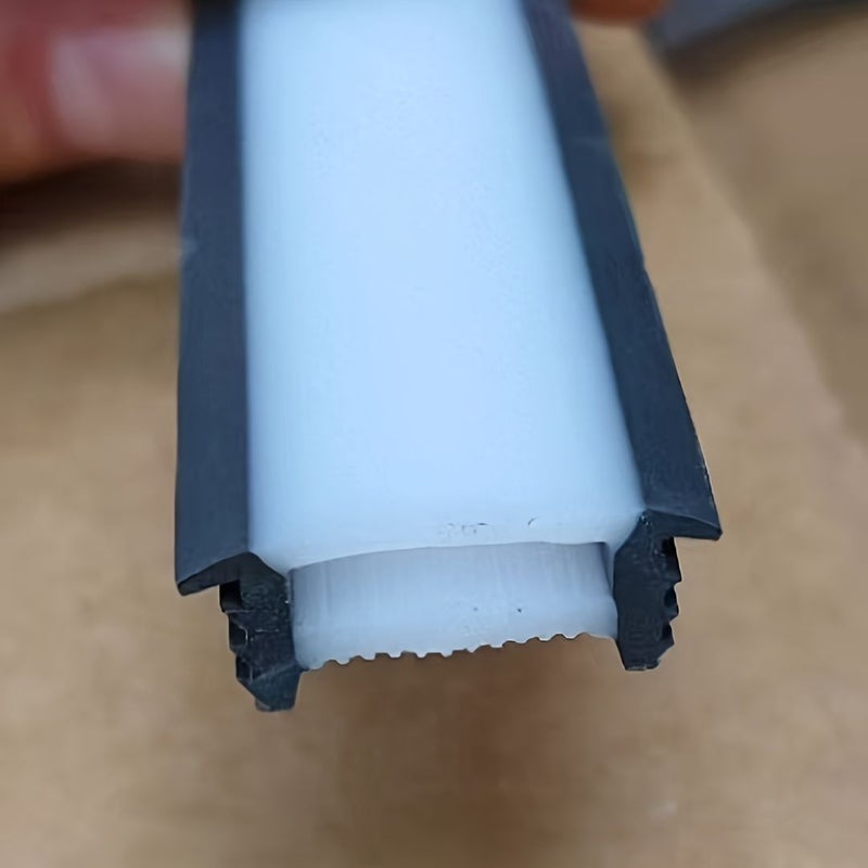 196.85 Inch Black Silicone Edge Track Lighting Minimalist Embedded Installation Diffuser - Image 1