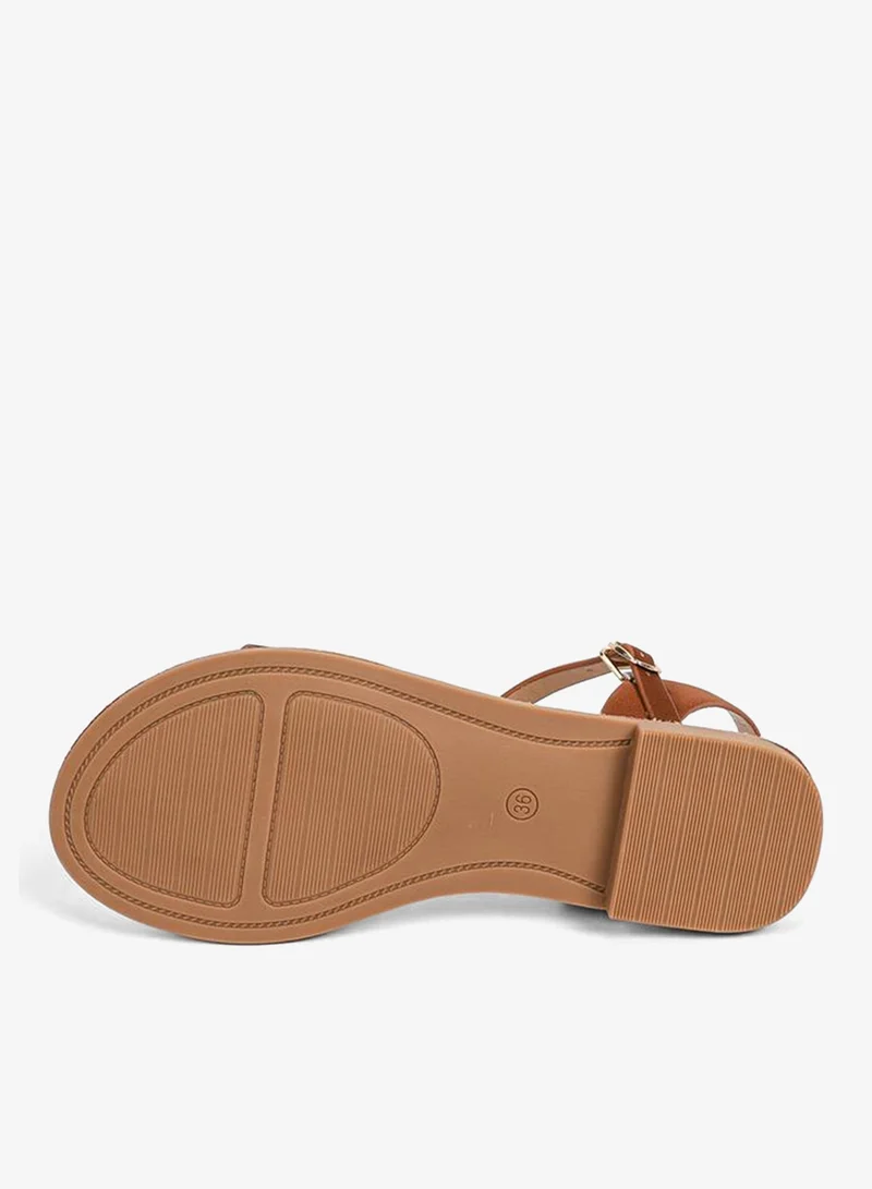 سنيك ايه بيك صندل فلات بسير كاحل فردي