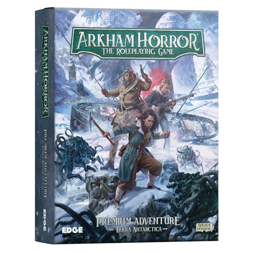 Asmodee Arkham Horror The Roleplaying Game Terra Antarctica Adventure Book Immersive RPG for Kids  Adults Ages 14 26 Players 1 Hour Playtime - Image 1