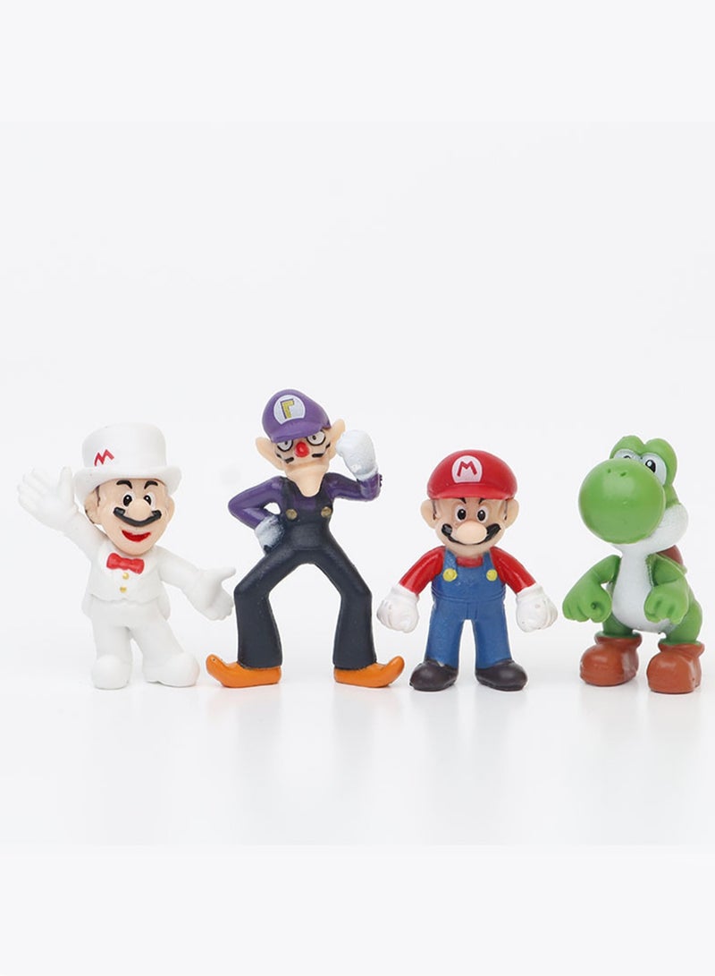 Super Mario Action Figure Mario Mini Micro Landscape Small Ornaments Blind Box Gashapon Doll Toy - Image 3