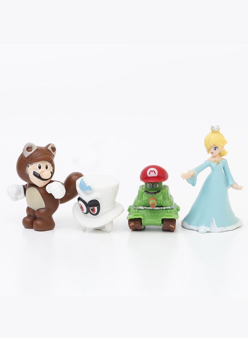 Super Mario Action Figure Mario Mini Micro Landscape Small Ornaments Blind Box Gashapon Doll Toy - Image 4