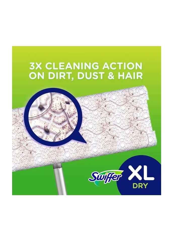 Swiffer Swiffer Sweep + Mop XL, Dry Pads Refill, Floor Cleaner, Cleaning Cloths, Unscented, 16 count.  - Image 3