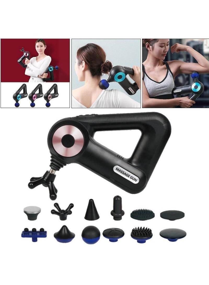 TIGER Deep Tissue Massage Gun – Powerful Percussion Massager for Muscle Pain Relief in Back,. Neck & Body – Adjustable Speed, Interchangeable Heads, Quiet & Portable for Home, Gym & Office Use - Image 3