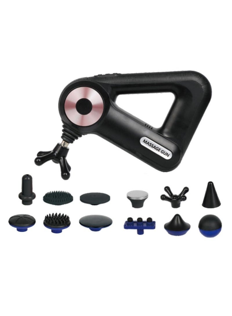 TIGER Deep Tissue Massage Gun – Powerful Percussion Massager for Muscle Pain Relief in Back,. Neck & Body – Adjustable Speed, Interchangeable Heads, Quiet & Portable for Home, Gym & Office Use - Image 4