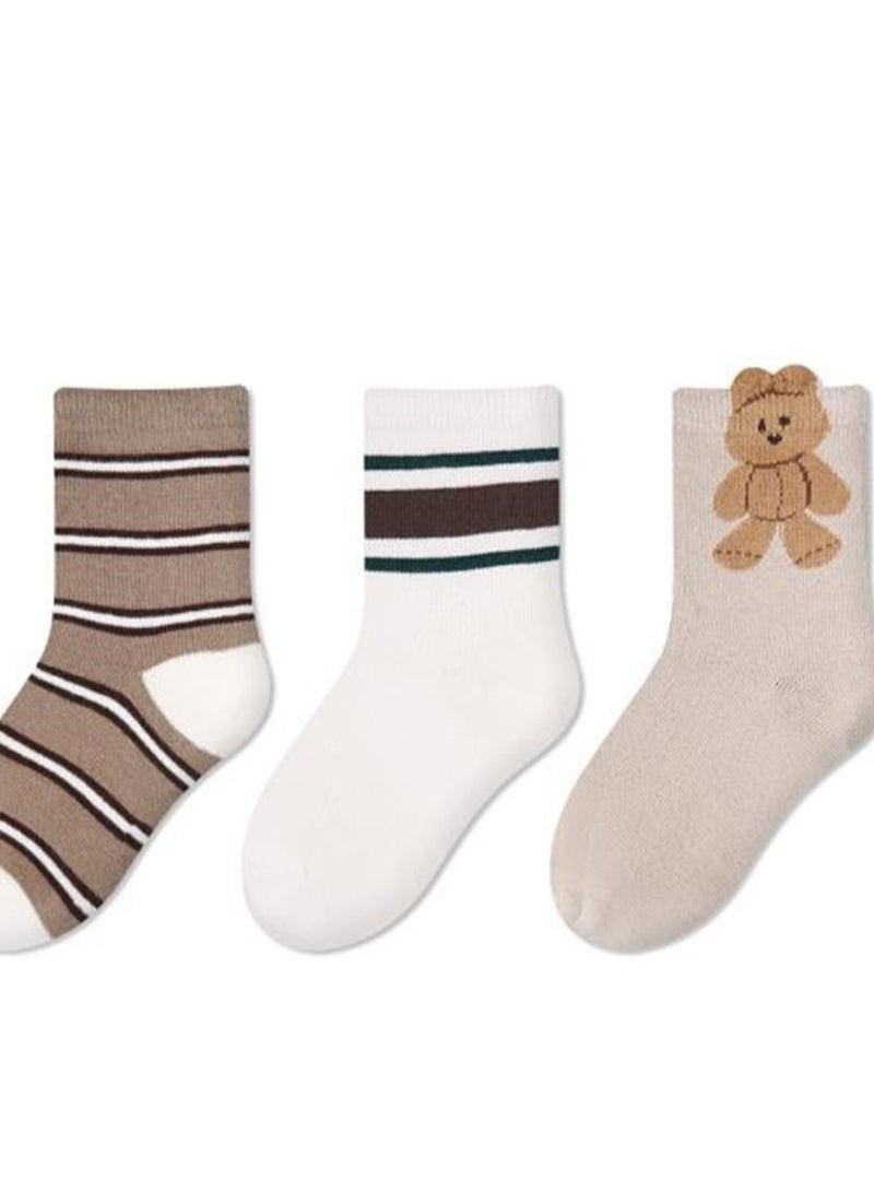 5 pairs of children's socks thin cute cartoon baby socks cotton  - Image 4