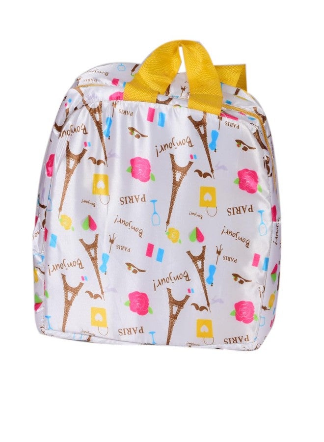 SuneshCreation Insulated Lunch Bags Small for Women Work,Student Kids to School,Thermal Cooler Tote Bag Picnic Organizer Storage Lunch Box(White) - Image 3
