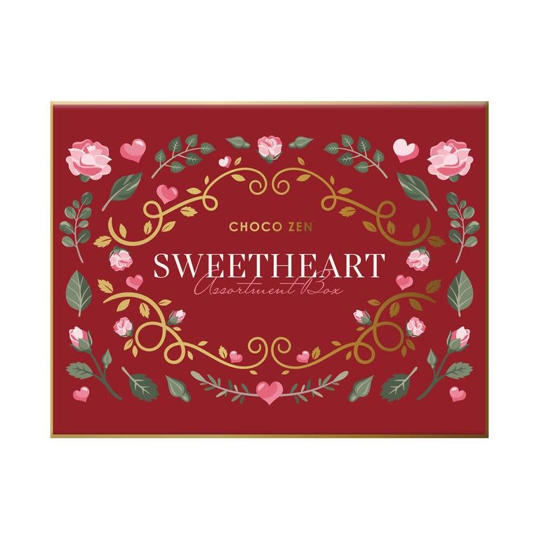 Choco Zen Dubai Chocolate (216g) Sweetheart Gift Box Assorted Chocolate, Dubai Chocolate Gift