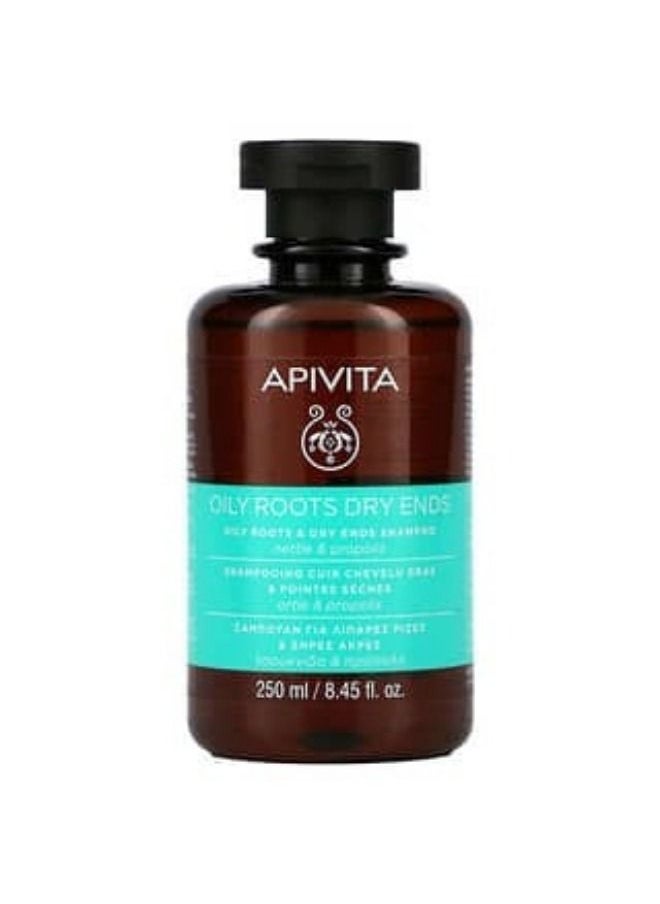 أبيفيتا Apivita Oily Roots & Dry Ends شامبو 8.45 أونصة سائلة 250 مل 