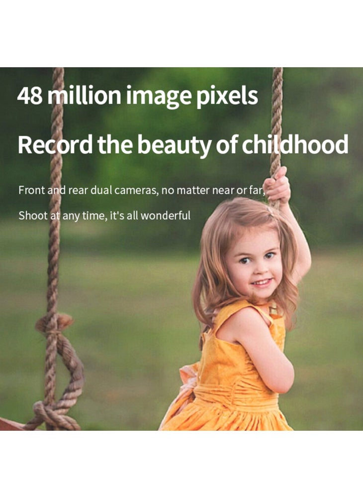 Generic D3 Kids Instant Print Camera 3.0 Inch Screen 1080P Video Photo Digital Camera Birthday Gift - Pink - Image 4