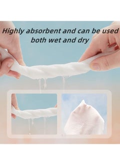 Be a better mom Disposable Facial Tissue Towel Clean Towels Biodegradable Face Towel Ultra Soft Disposable Makeup Remover Dry Wipes Facial Wash Cloth for Sensitive Skin 80 Sheets /1 Roll  - Image 5