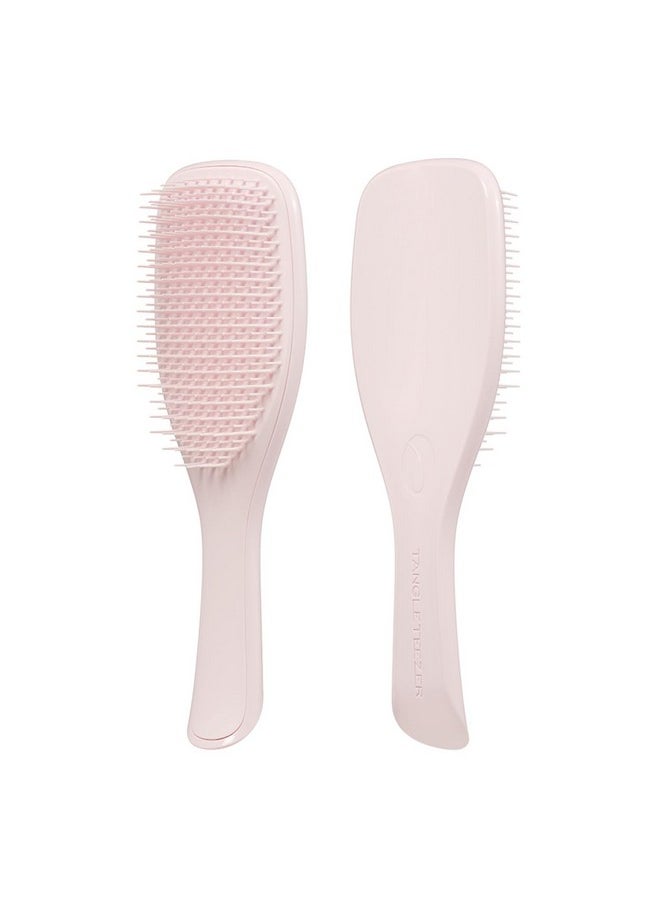 TANGLE TEEZER - The Ultimate Detangler Plant Brush Dry And Wet Hair Brush Detangler For All Hair Types Marshmallow Pink - Image 1