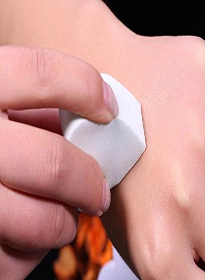 اس واي بي ال ٤ قطع من إسفنجات مكياج تجميلية على شكل قلب، مناسبة لكريم الأساس والبودرة السائلة، للاستخدام الجاف والرطب، مع علبة تخزين، لون عشوائي، للنساء والفتيات - Image 4