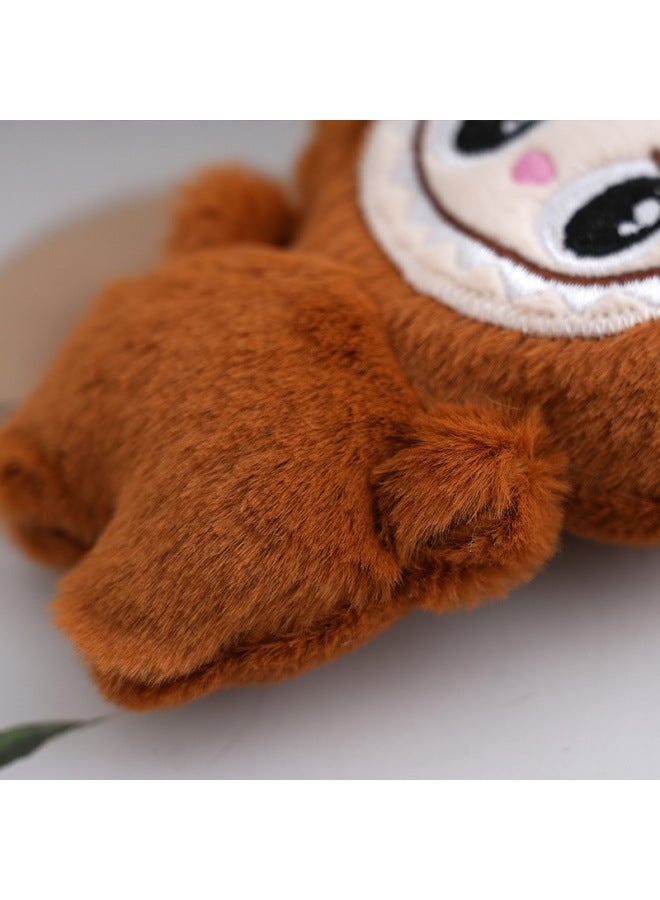 Cute Dress-up Labub Doll Labub Plush Toy Keychain Pendant Schoolbag Pendant Doll-Color:Grass Green  - Image 5