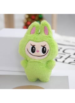 Generic Cute Dress-up Labub Doll Labub Plush Toy Keychain Pendant Schoolbag Pendant Doll-Color:Grass Green  - Image 1